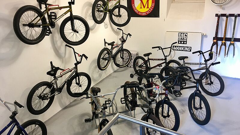 BMX-Bikes im Titus Dresden