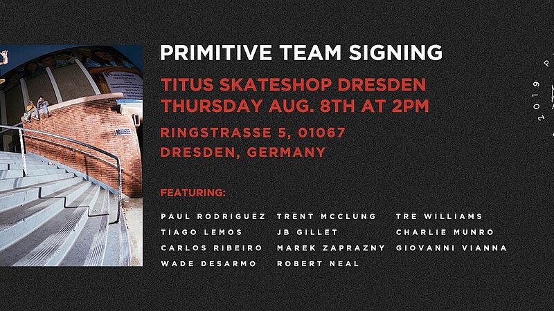 Primitive Team Signing - Titus Dresden