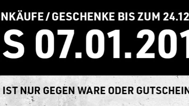 Verlängerter Umtausch Service