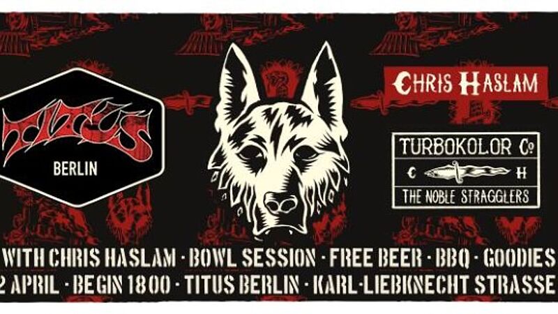 Chris Haslam X TURBOKOLOR Bowlsession @ Titus Berlin