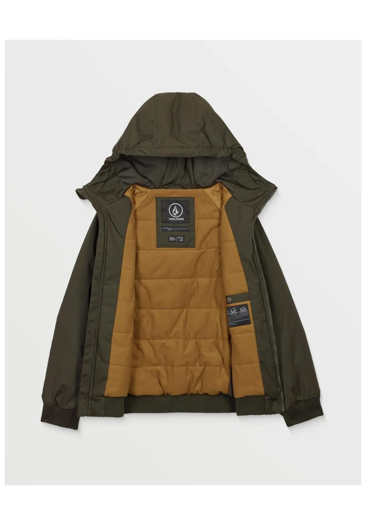Volcom Hernan 10K Kids Winterjacke rinsedblack – Detailansicht 2