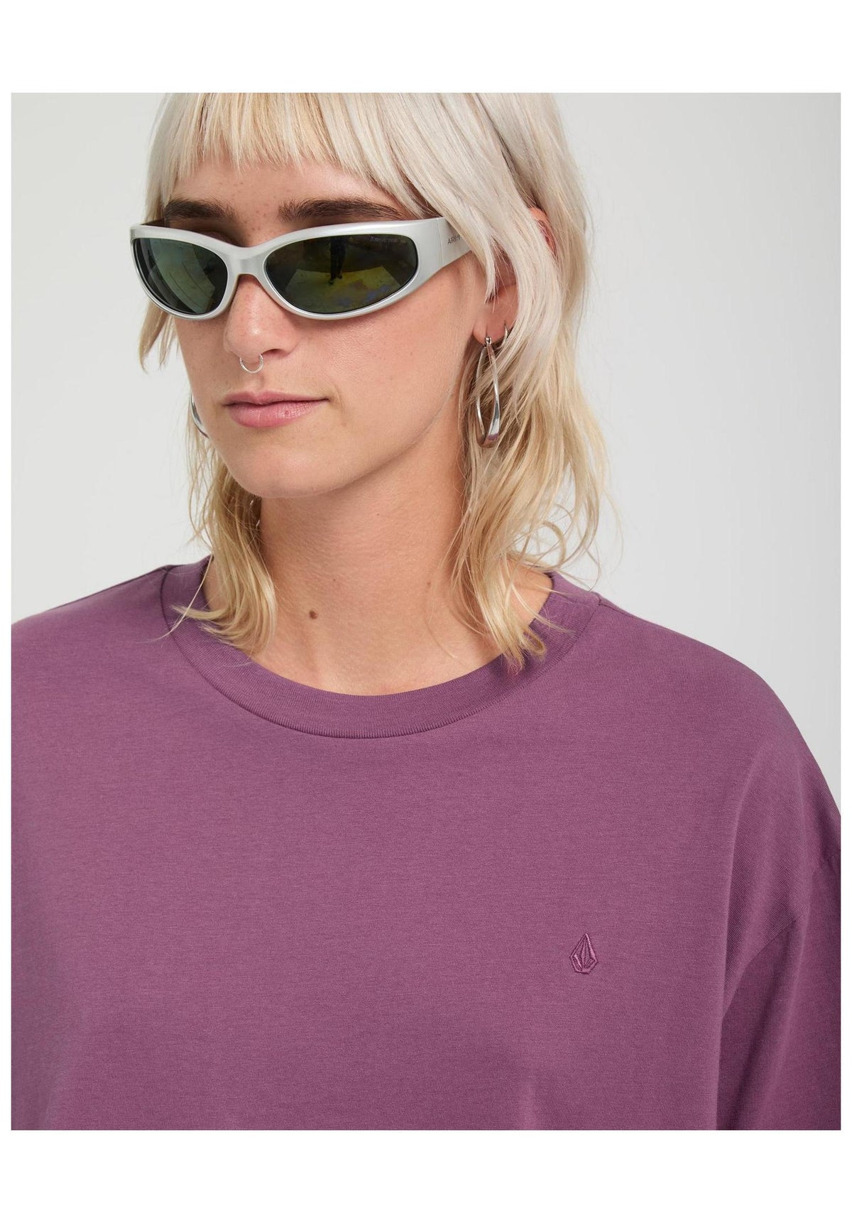 Volcom Stone Blanks Up T-Shirt orchid – Rückenansicht