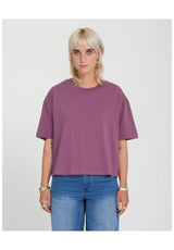 Volcom Stone Blanks Up T-Shirt orchid – Vorderansicht