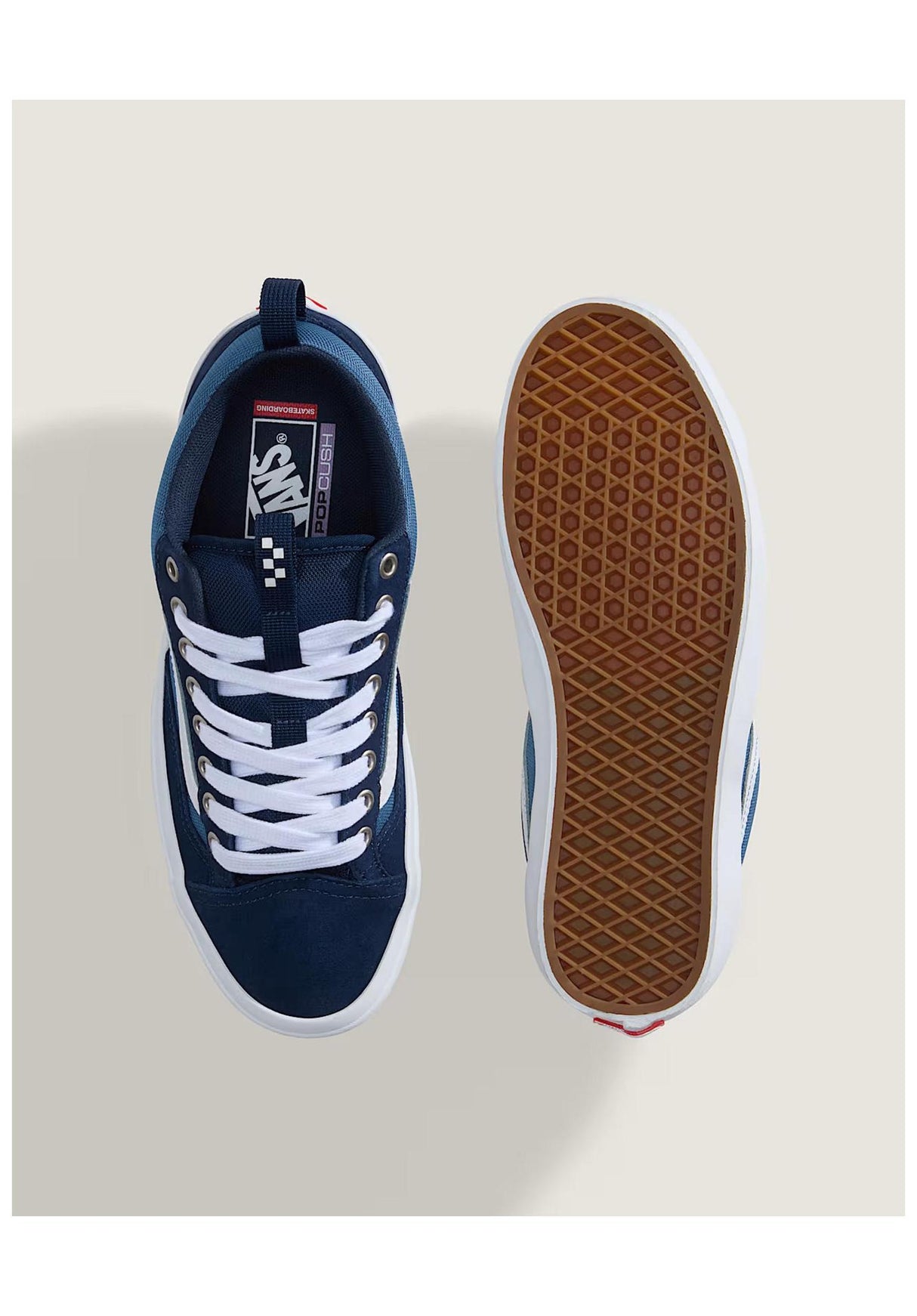 Vans Skate Old Skool 36 + Schuhe Jungs stvnavy-gum – Detailansicht 1