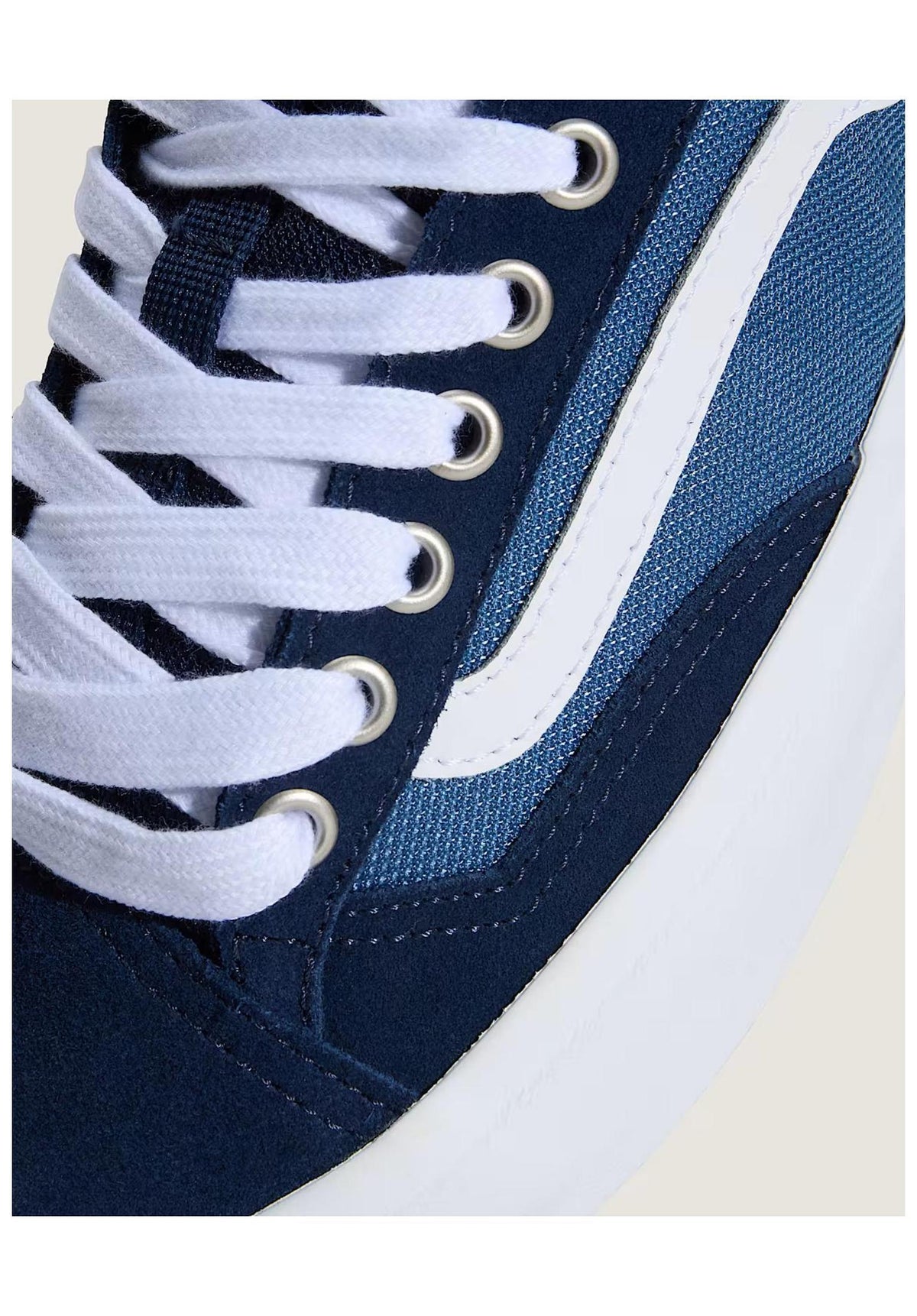 Vans Skate Old Skool 36 + Schuhe Jungs stvnavy-gum – Oberansicht