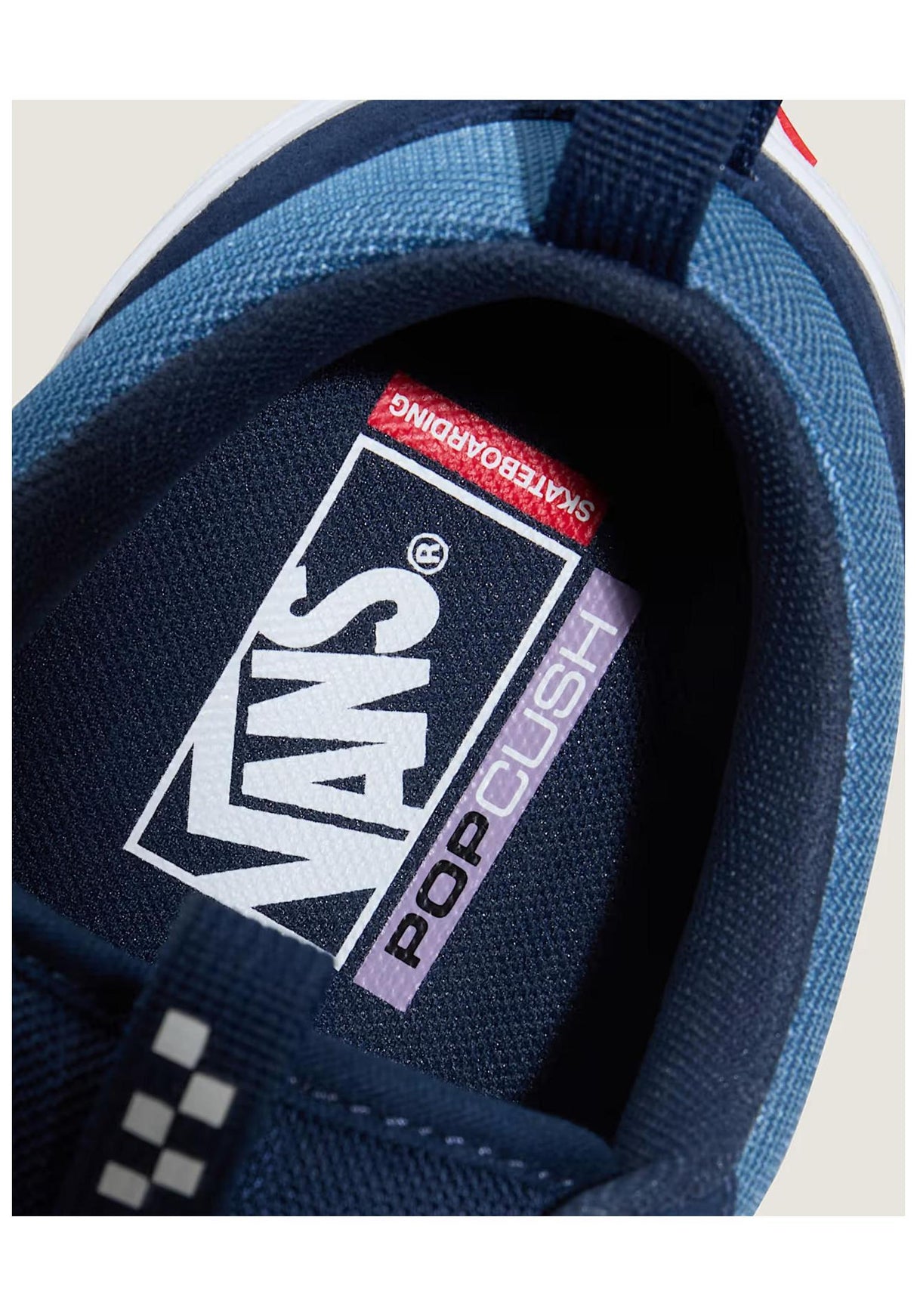 Vans Skate Old Skool 36 + Schuhe Jungs stvnavy-gum – Seitenansicht