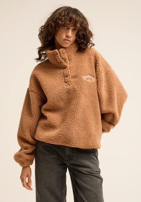 Billabong Run The Road Sweatshirt sugar-almond – Vorderansicht