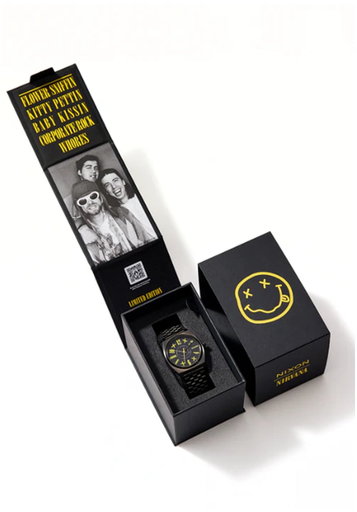 Nixon x Nirvana Time Teller Uhr black – Detailansicht 2