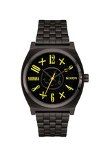 Nixon x Nirvana Time Teller Uhr black – Vorderansicht