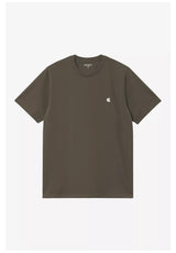 Carhartt WIP Madison T-Shirt cypress-white – Vorderansicht