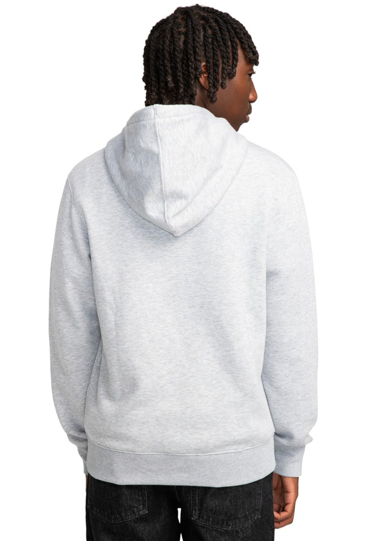 Element Icon Embroidery Zip-Hoodie midgreyheather – Rückenansicht