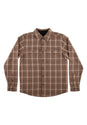 Belmont Flannel Top brown-tan Vorderansicht