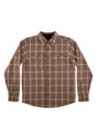 Belmont Flannel Top brown-tan Vorderansicht