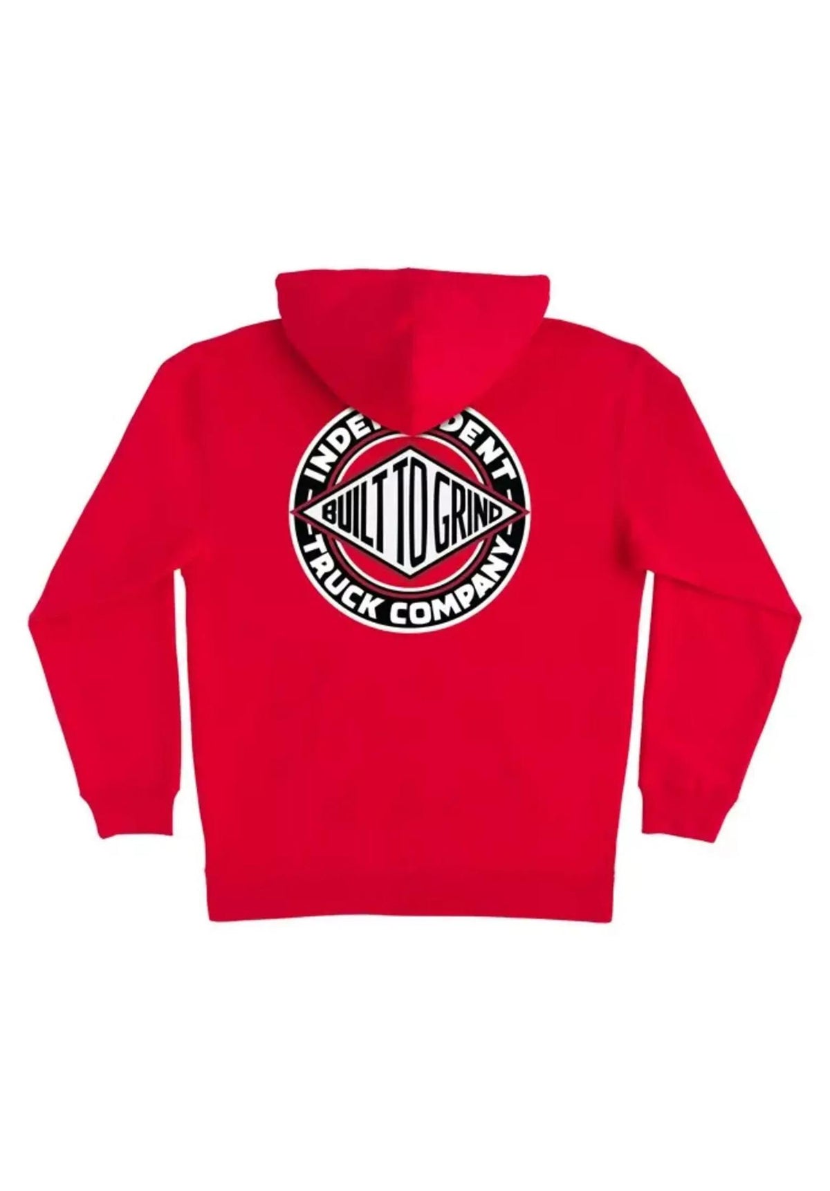 Independent BTG Summit heavyweight Hoodie red – Rückenansicht