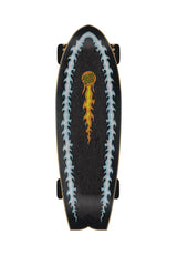 Santa-Cruz Flaming Dice Dot Shark Cruzer Cruiser-Komplett multicolored – Rückenansicht