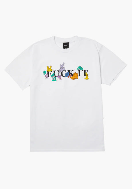 HUF Trip T-Shirt white – Vorderansicht