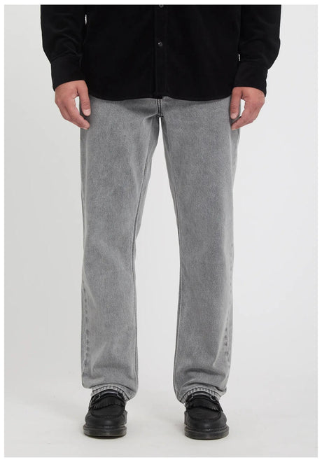 Volcom Fivedown Denim Jeans lightgrey – Vorderansicht