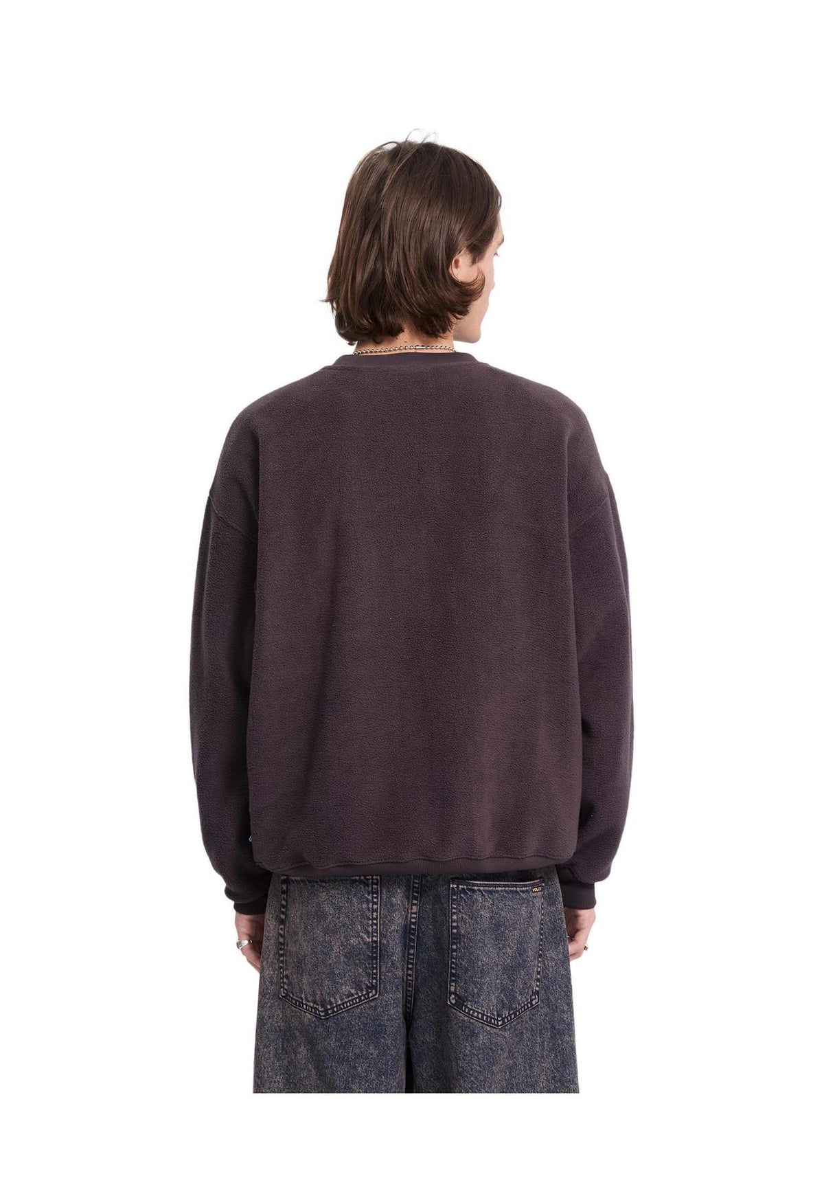 Volcom Too Kool Sweatshirt raisin – Rückenansicht