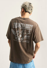 Vans Earthbound Loose Fit T-Shirt coalbrown – Vorderansicht