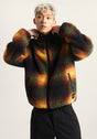Heights Sherpa Full Zip black-heritagemustard Vorderansicht