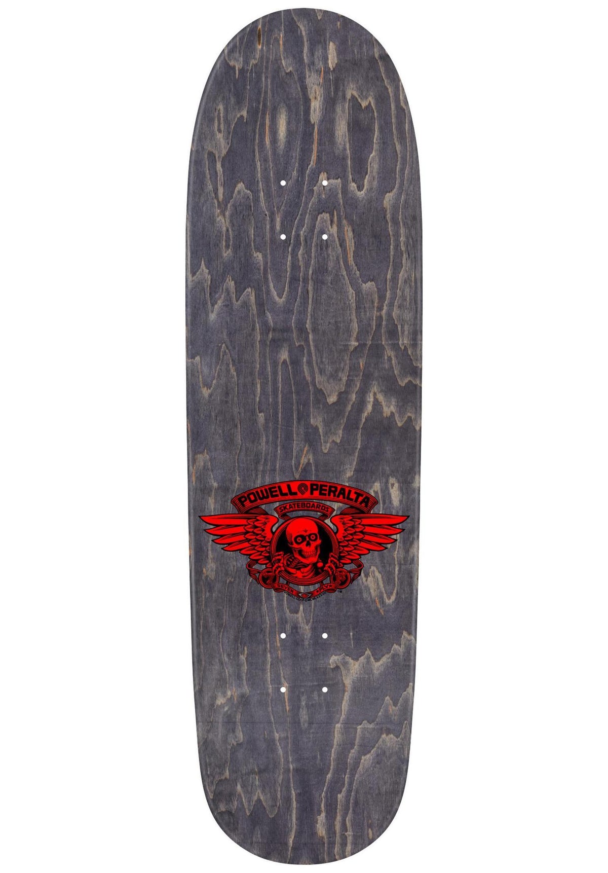 Powell-Peralta Nitro Hot Rod Flames Deck black-lightblue foil – Rückenansicht