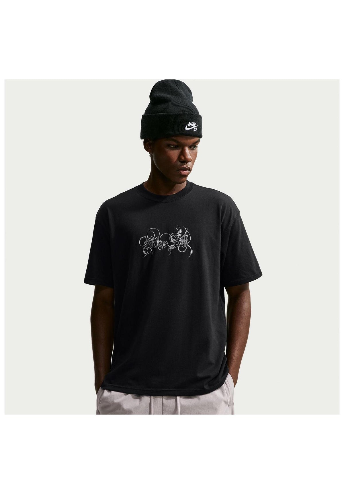 Nike SB M90 Skate T-Shirt black – Rückenansicht