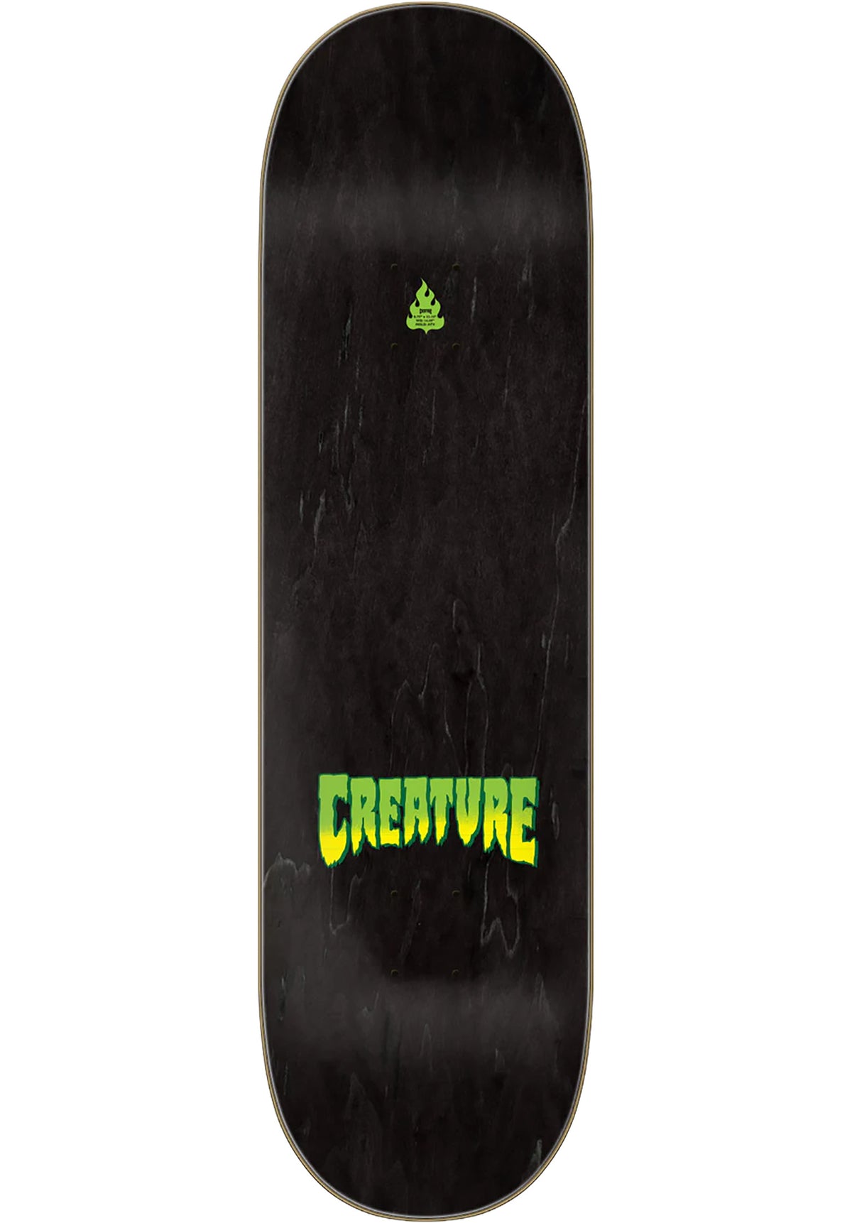 Creature Logo Spray Deck natural – Rückenansicht