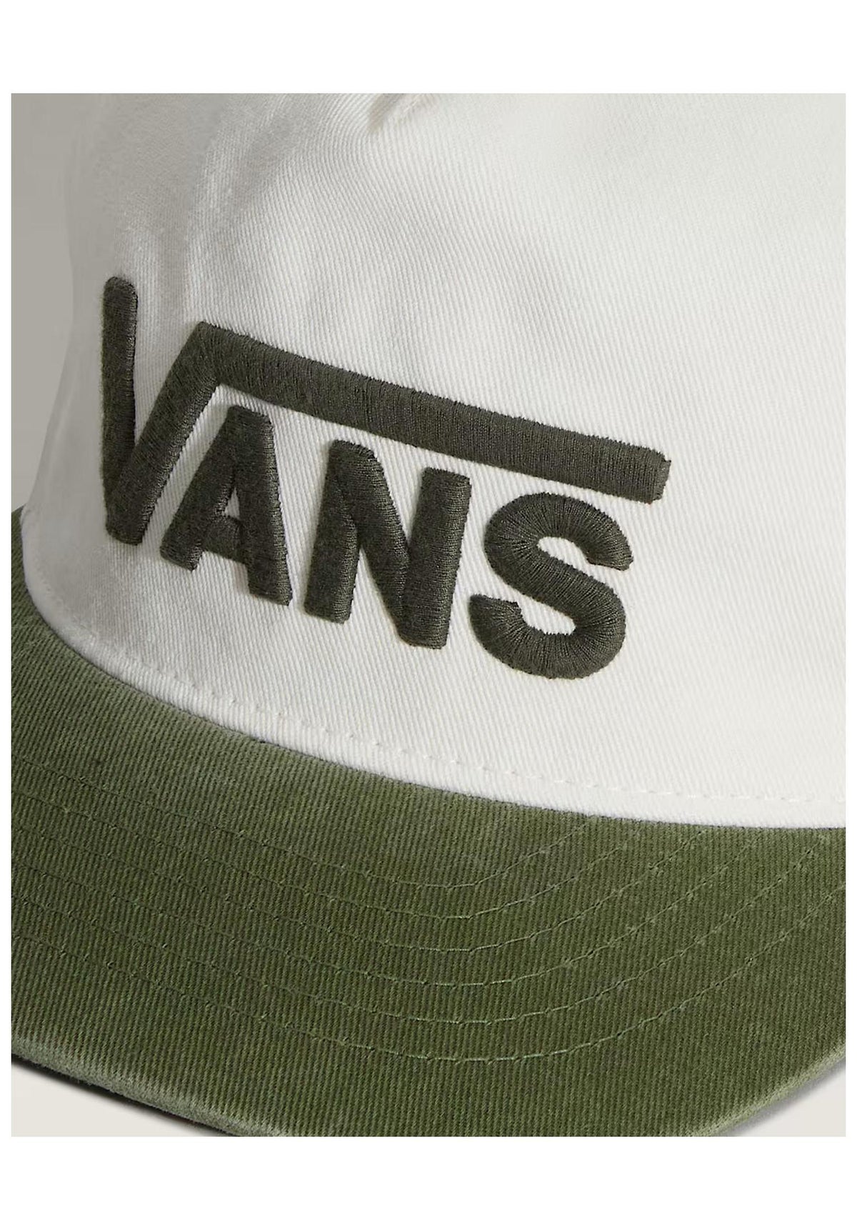 Vans Drop V Logo Snapback Cap green-balsam – Rückenansicht