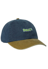 HUF Two Tone 89 Washed 6 Panel Hat Cap navy – Vorderansicht