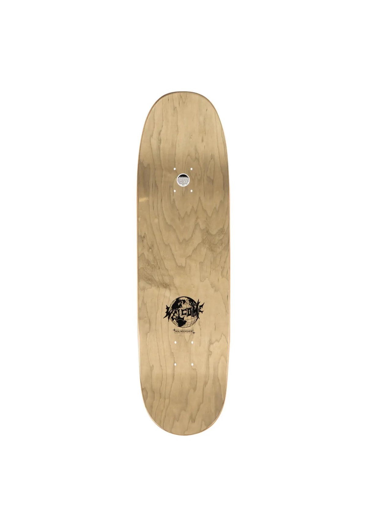 Welcome Flail on Baculus 2.0 Deck highlighter lime – Rückenansicht