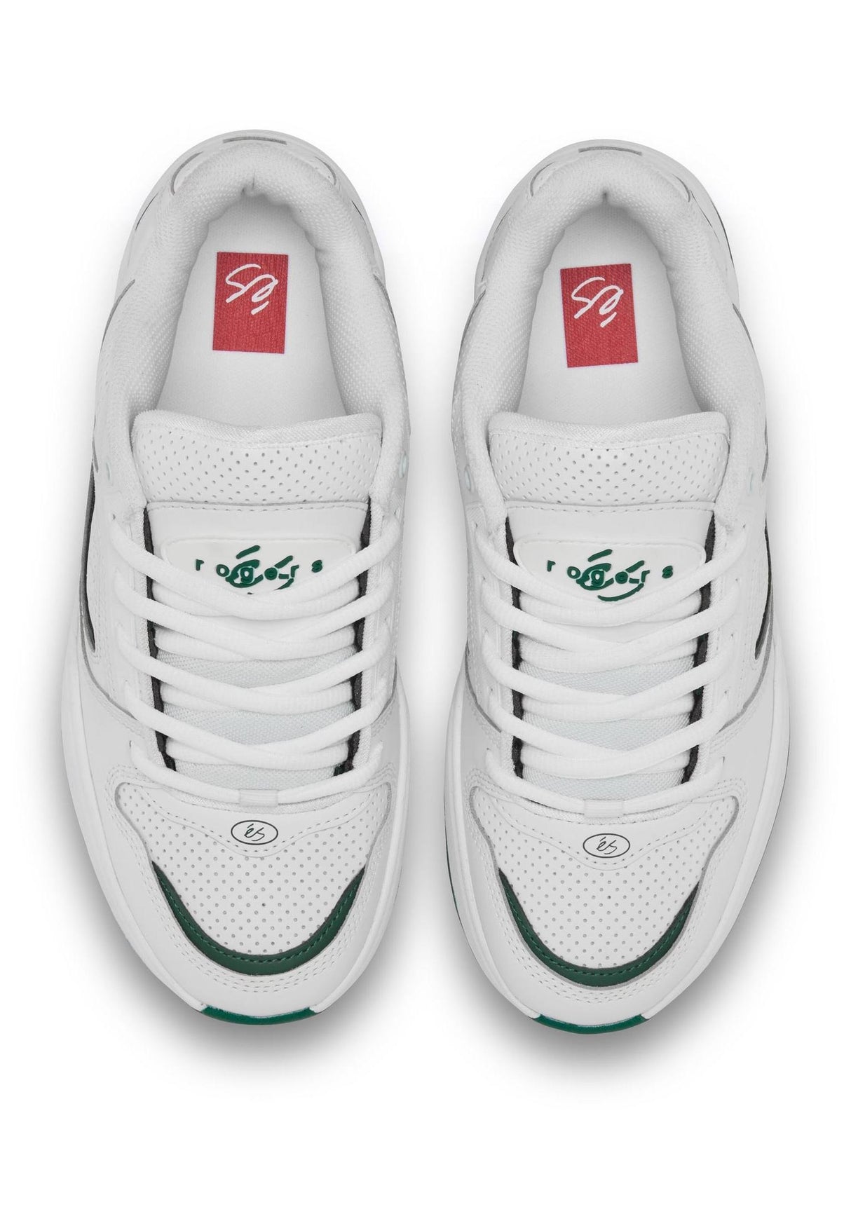éS TJ Rogers Schuhe Jungs white-green – Detailansicht 1