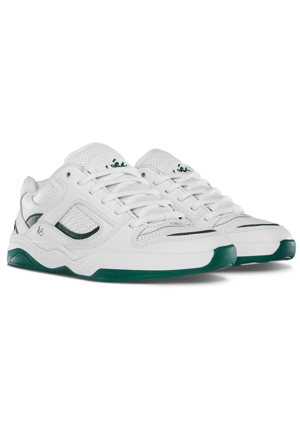 éS TJ Rogers Schuhe Jungs white-green – Rückenansicht