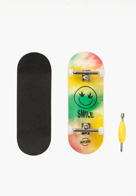Inpeddo Smile 5-Ply Wooden Fingerboard Gen3 Skate-Zubehör multicolored – Vorderansicht