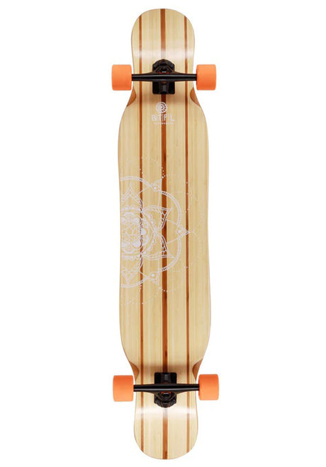 BTFL Longboards Sydney Longboard-komplett natural – Vorderansicht