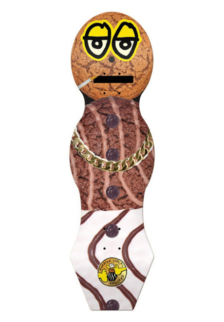 Krooked x Quarter Snacks Snackman Cruiser Deck multicolored – Vorderansicht