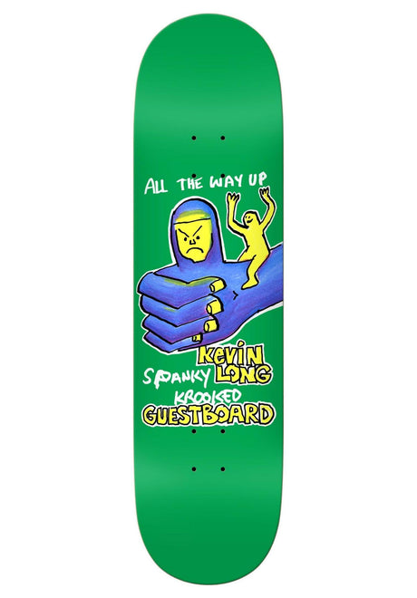 Krooked Spanky Guest True Fit Deck green – Vorderansicht
