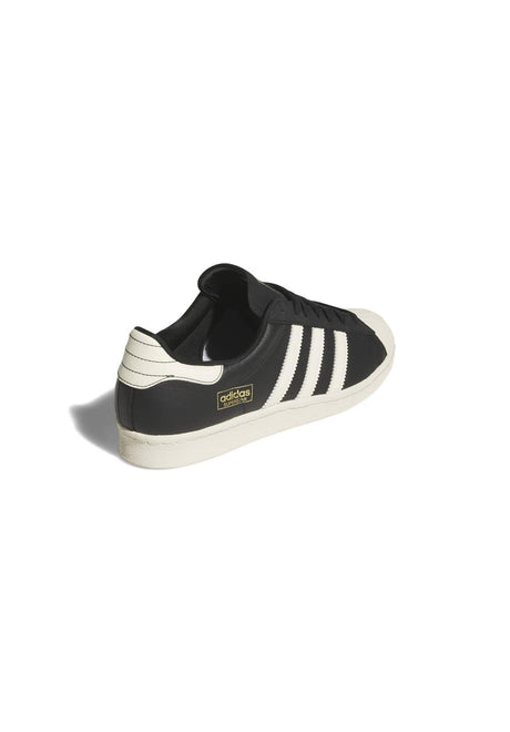 adidas-skateboarding Superstar 80 ADV Schuhe Jungs coreblack-creamwhite-gold – Rückenansicht