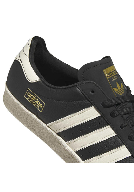 adidas-skateboarding Superstar 80 ADV Schuhe Jungs coreblack-creamwhite-gold – Seitenansicht