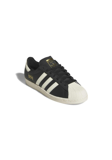 adidas-skateboarding Superstar 80 ADV Schuhe Jungs coreblack-creamwhite-gold – Vorderansicht