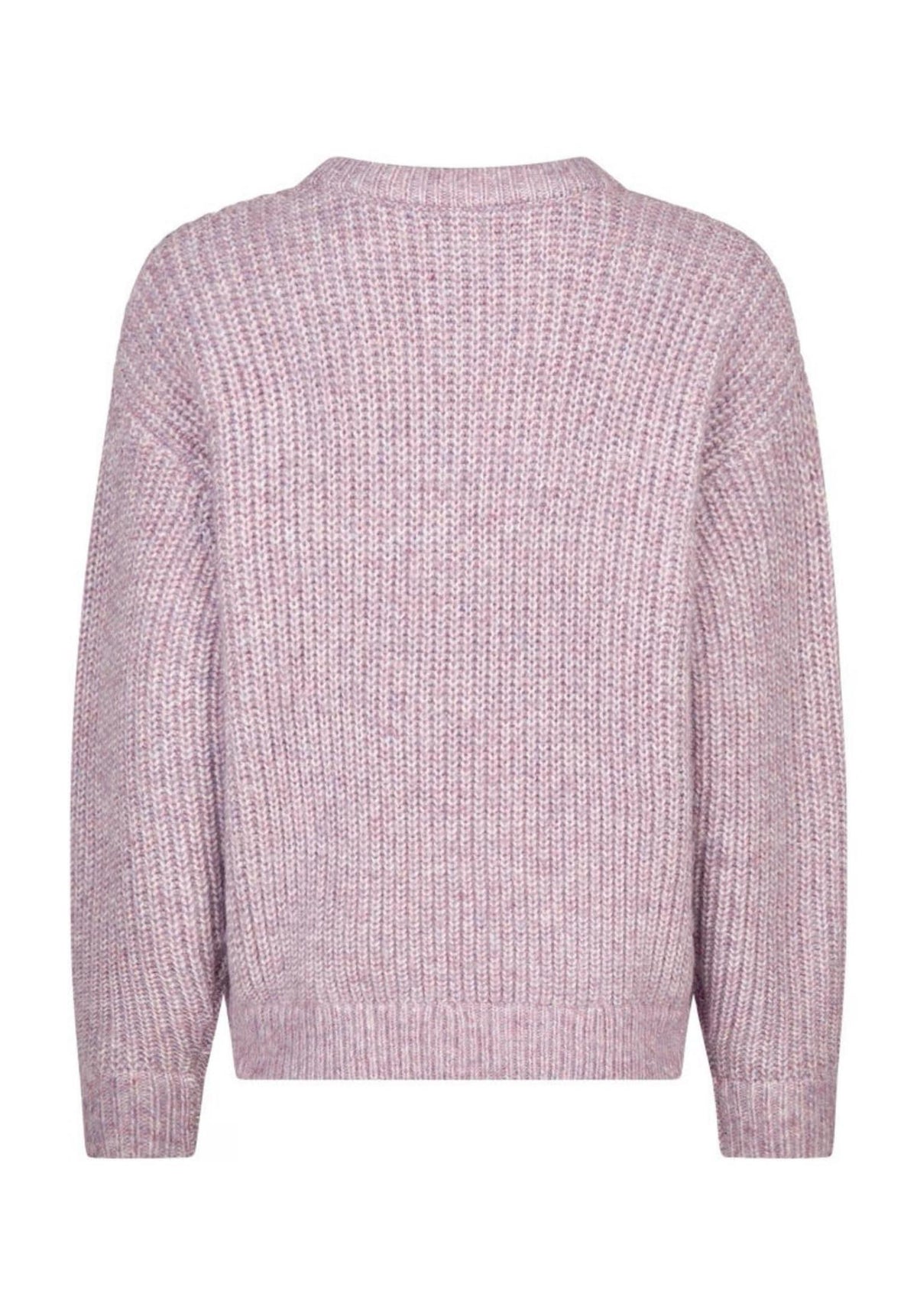 iriedaily Hairiette Knit Strickpullover lilamelange – Rückenansicht