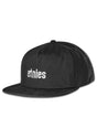 Wordmark Embroidery Snapback black Vorderansicht