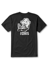 x Fos Tee black-white Vorderansicht