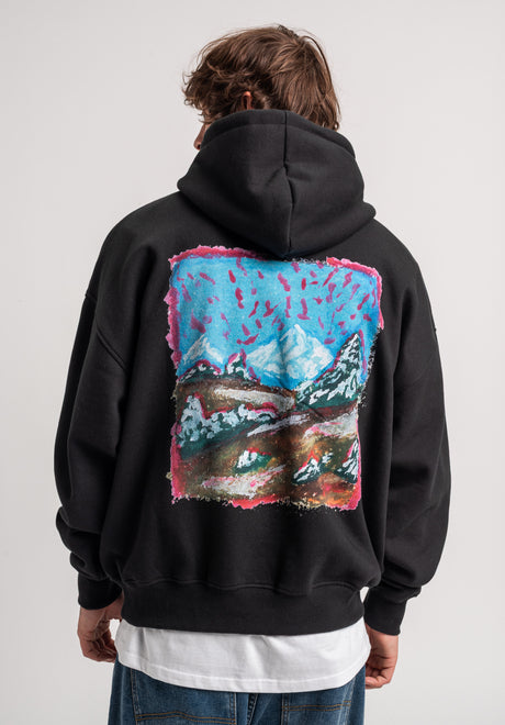TITUS Runa Hoodie black – Vorderansicht