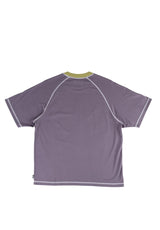 Welcome Rash Boxy Paneled Raglan T-Shirt grape – Rückenansicht