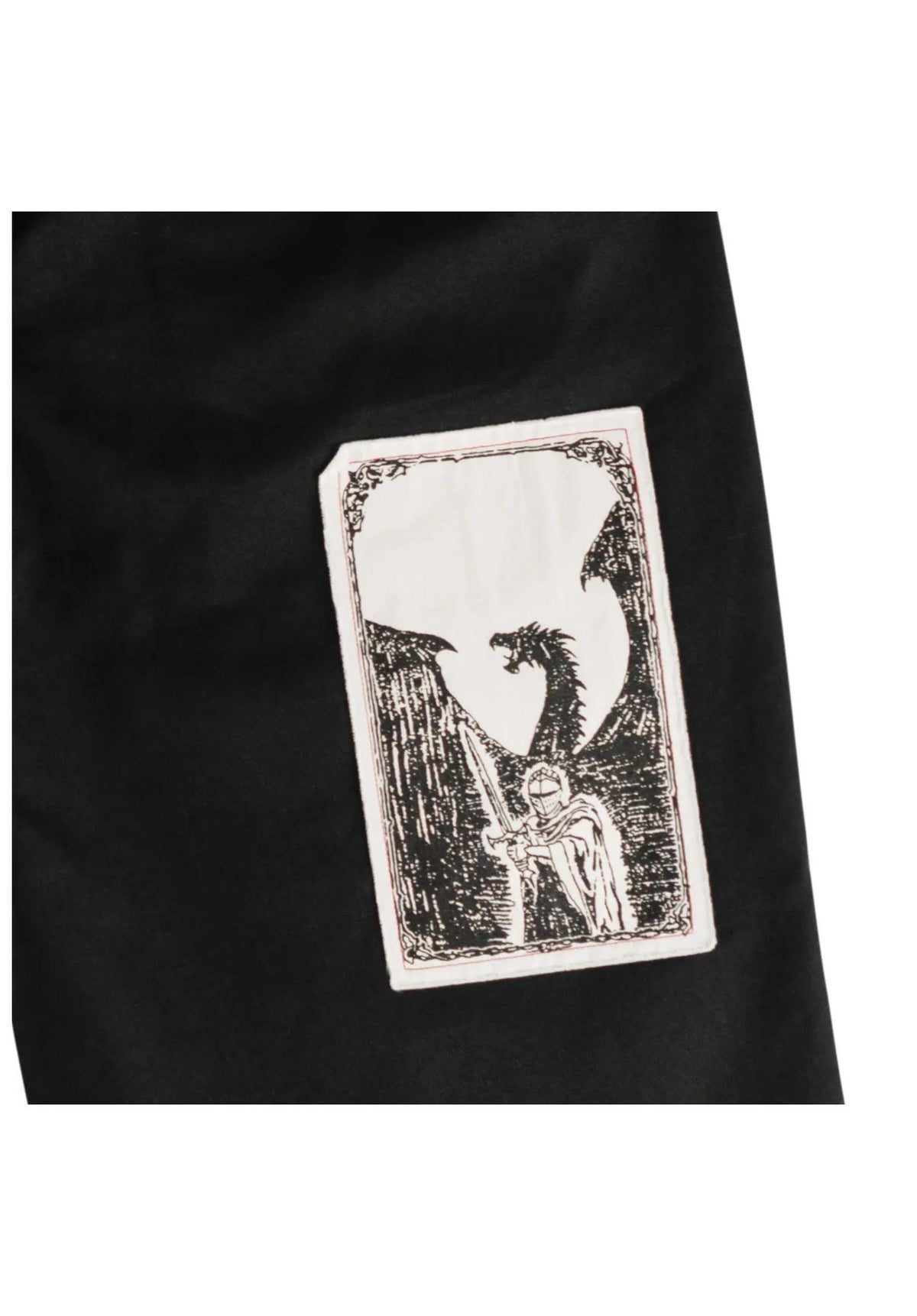 Welcome Shinner Cut-Off Twill With Patches Chino-Short black – Detailansicht 2