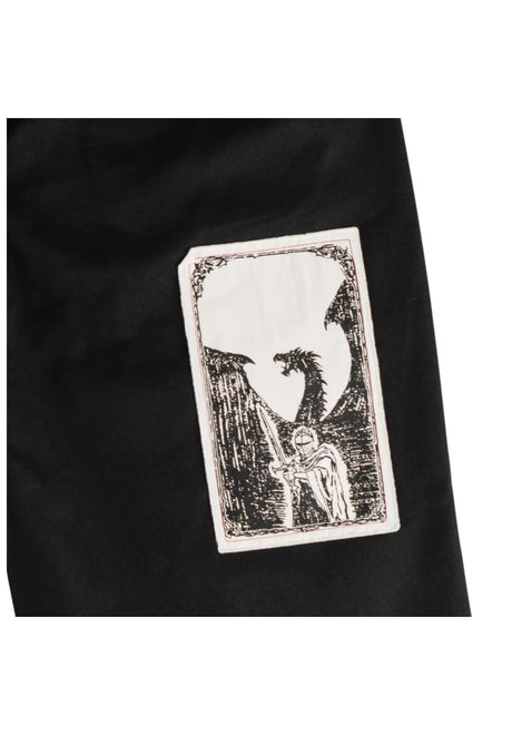 Welcome Shinner Cut-Off Twill With Patches Chino-Short black – Detailansicht 2