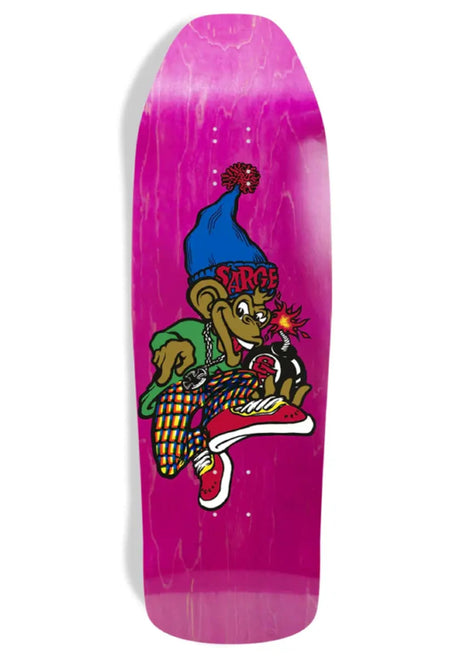 New-Deal Sargent Monkey Bomb Deck pink – Vorderansicht