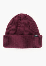 TITUS Classic Beanie Mütze darkberry – Vorderansicht