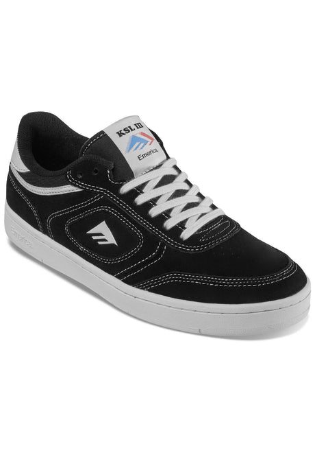 Emerica KSL III Schuhe Jungs black-white-white – Vorderansicht