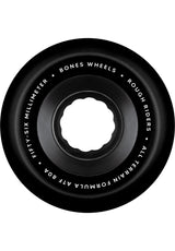 Bones Wheels ATF Rough Riders 80A Annuals Rolle black – Rückenansicht